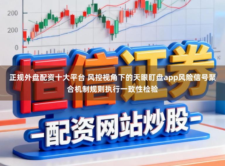 正规外盘配资十大平台 风控视角下的天眼盯盘app风险信号聚合机制规则执行一致性检验